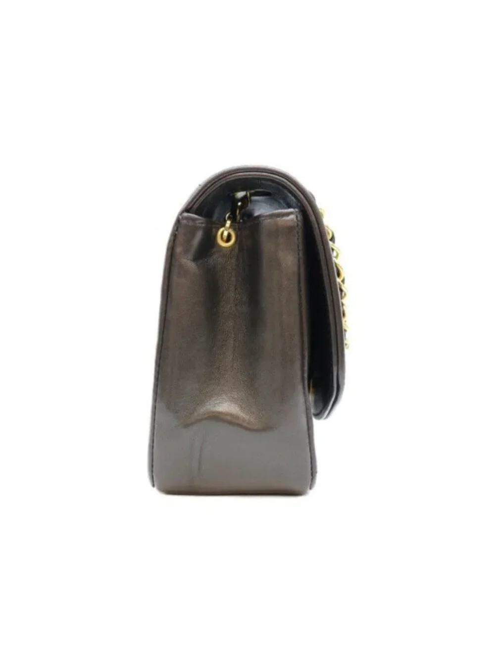 Chanel Black Quilted Lambskin Gold Diana 22 Shoulder
